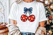 4th of July Coquette Cherry Bow, an Illustration by Sublimation Artist (Thumbnail 8 of 9)
