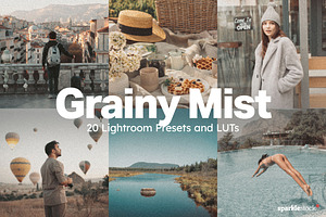 20 Grainy Mist Lightroom Presets LUT