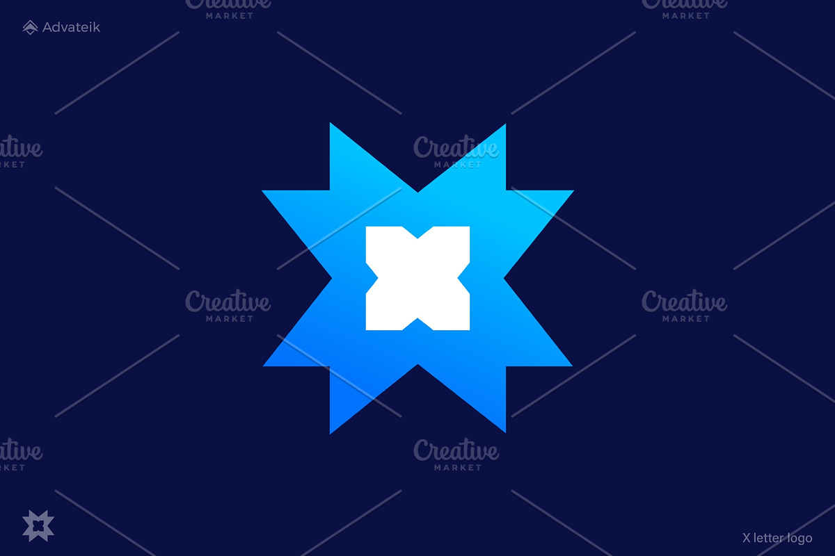 Letter X Logo Template | Modern Monogram preview 3