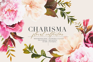 Charisma Watercolor Flowers