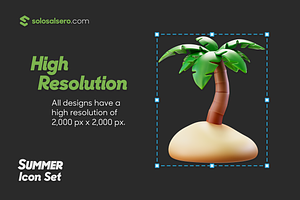 Summer - 3D Illustration Pack