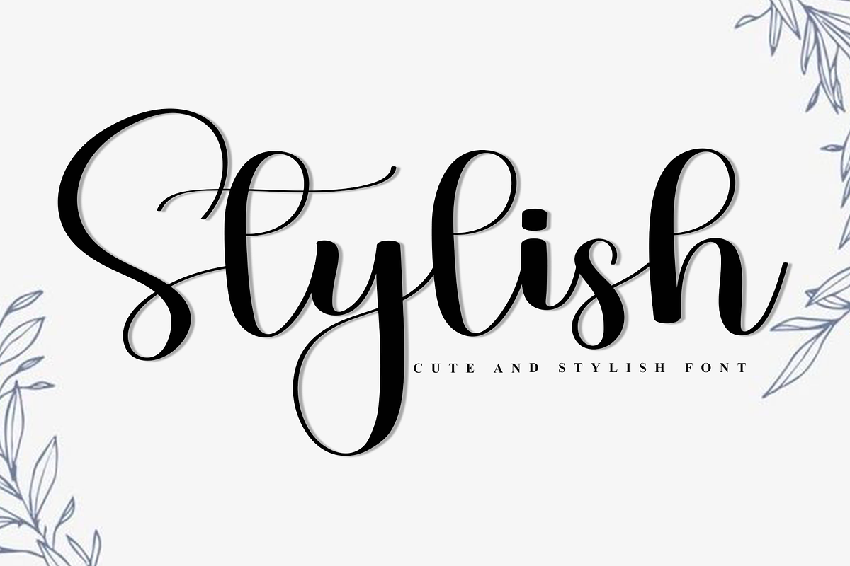 Stylish, a Handwritten Font by InermediaSTUDIO (Photo 1 of 8)