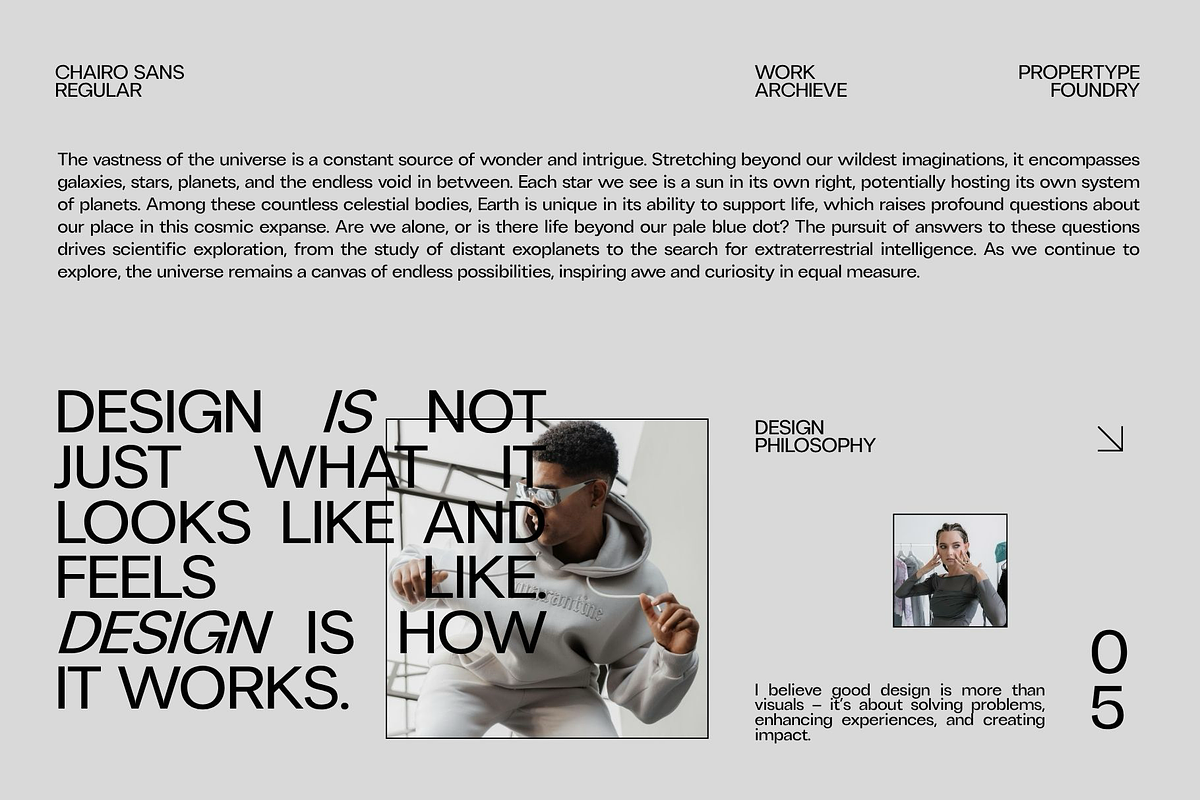 ChairoSans, a Sans Serif Font by Propertype (Photo 4 of 14)