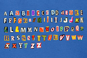 Retro Alphabet Collage KIT, an Object Graphic by Alexiva (Thumbnail 2 of 4)