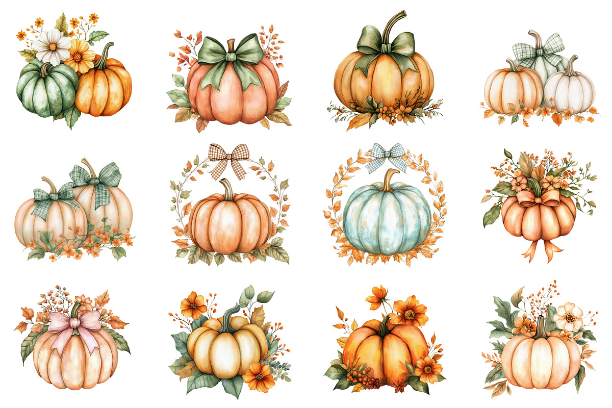 Magical Autumn Boho Pumpkin, an Illustration by CitraGraphics (Photo 5 of 5)