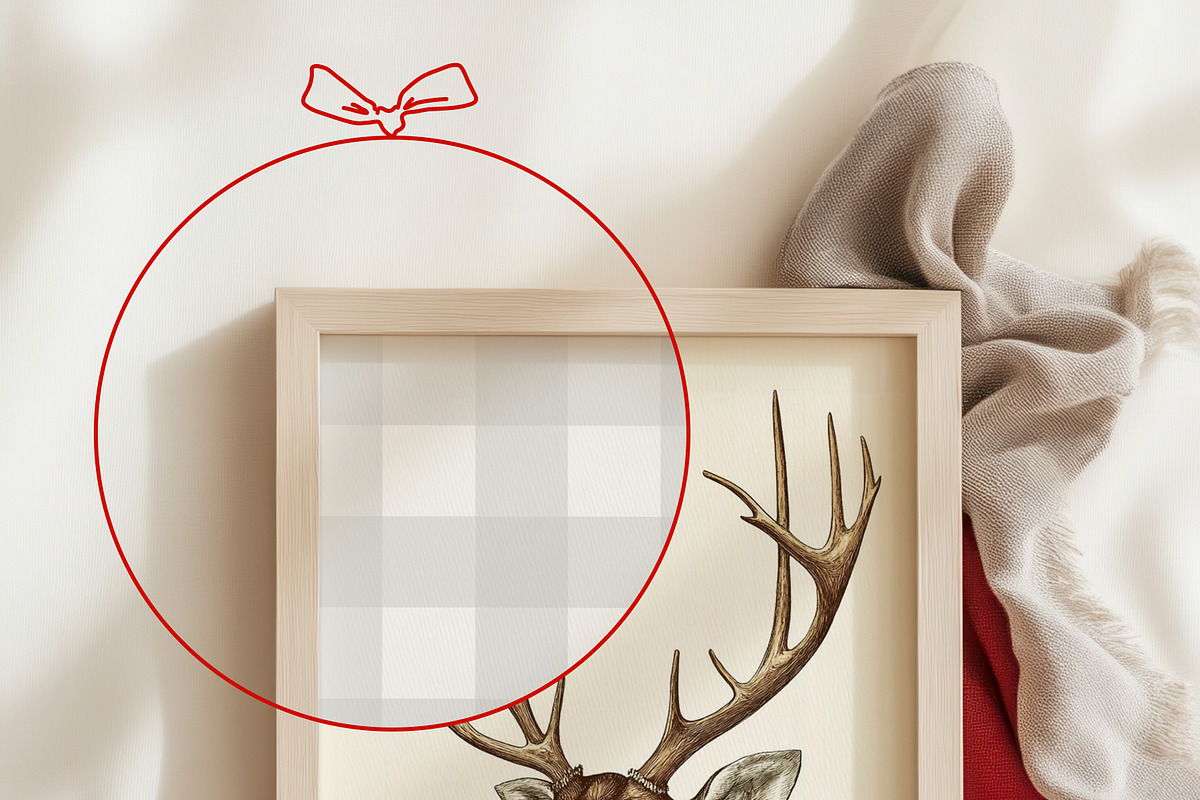 Merry & Bright Christmas Card Mockup, a Product Mockup by NikiArts (Photo 15 of 17)