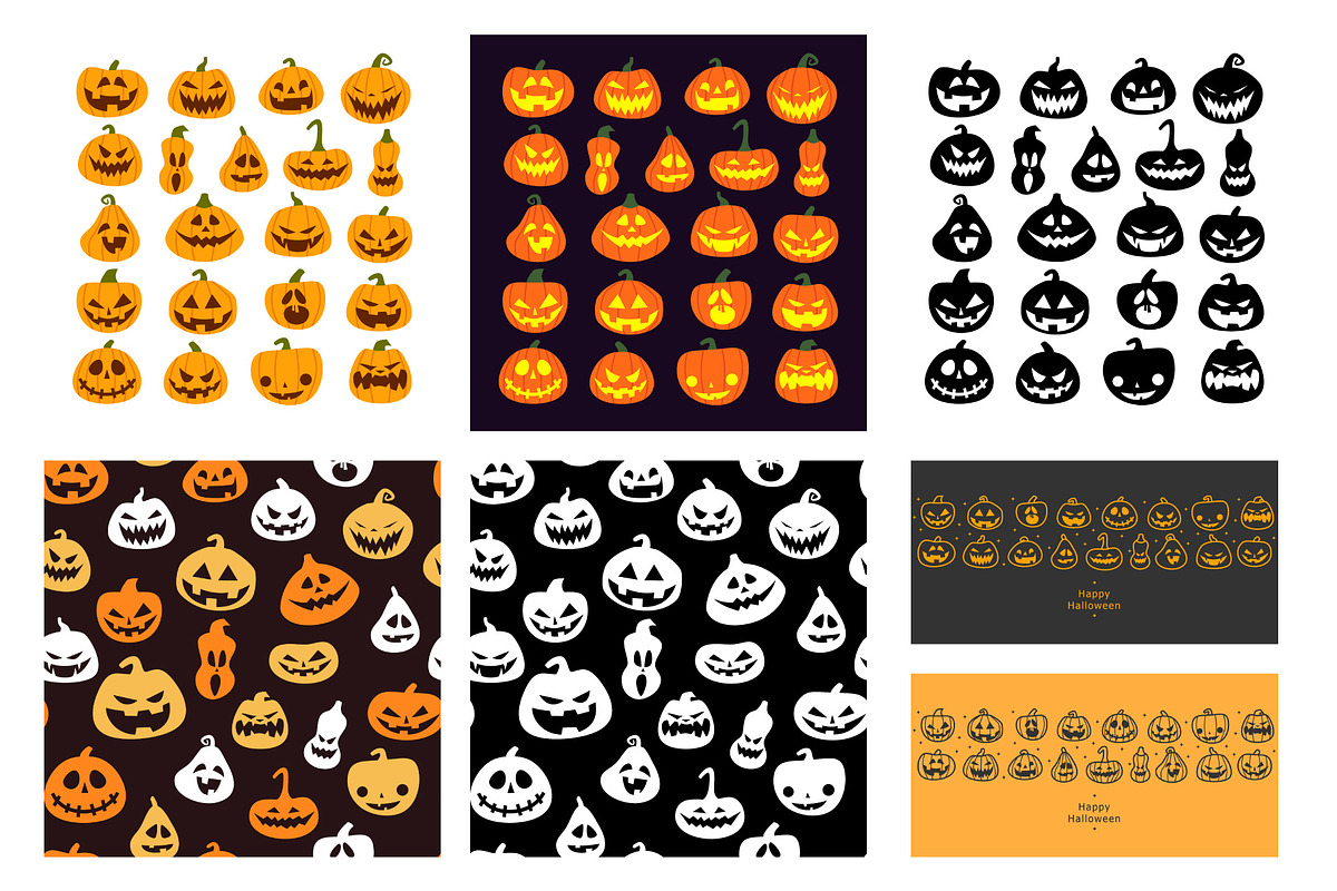 Happy Halloween Graphic Pack, a Decorative Illustration by Greeek (Photo 3 of 3)
