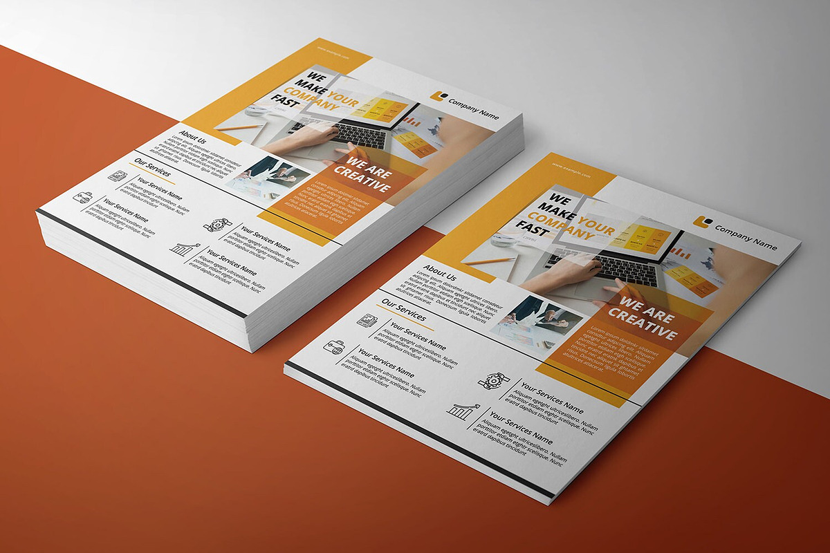 Corporate Flyer Template, a Flyer Template by Template Shop (Photo 2 of 3)