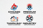 HVAC Logo SVG Bundle, a Branding & Logo Template by Guavanaboy (Thumbnail 3 of 3)