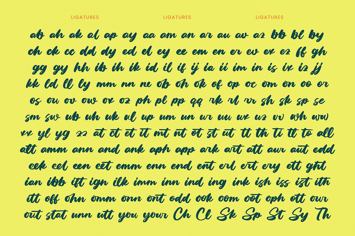 Factun Blacki Bold Calligraphy Font, a Script Font by Letterena Studios Script (Photo 17 of 20)