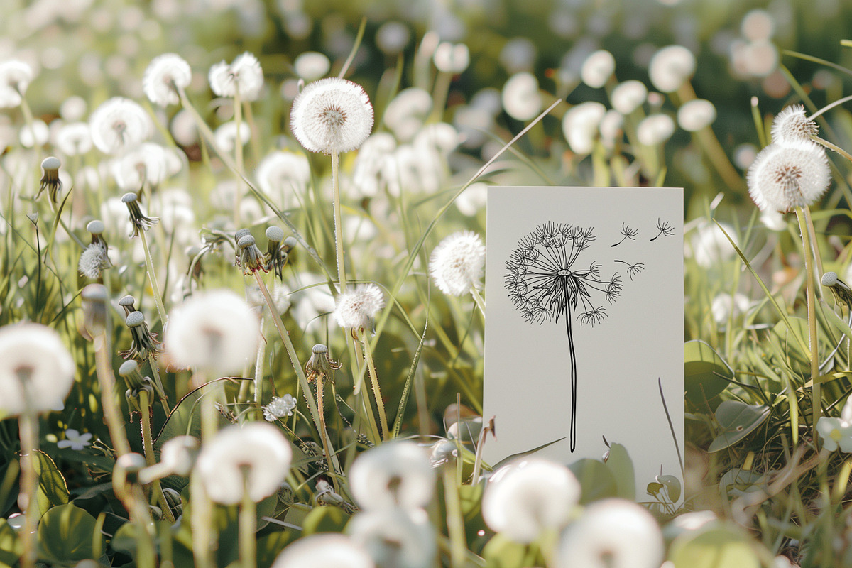 Dandelion Line Art SVG Bundle, a Decorative Illustration by Dervik Art Store (Photo 2 of 8)