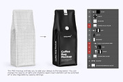 Coffee Bag with Valve PSD Mockup, a Packaging Mockup by easy.way (Thumbnail 2 of 6)