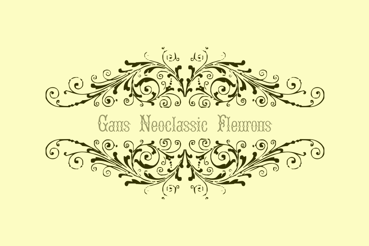 Gans Neoclassic Fleurons