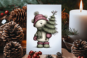 Whimsical Teddy Bear Clipart Bundle, an Illustration by Dream Creation (Thumbnail 6 of 7)