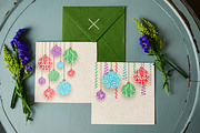 9 Christmas ball backgrounds, a Decorative Illustration by jelisua88 (Thumbnail 6 of 7)