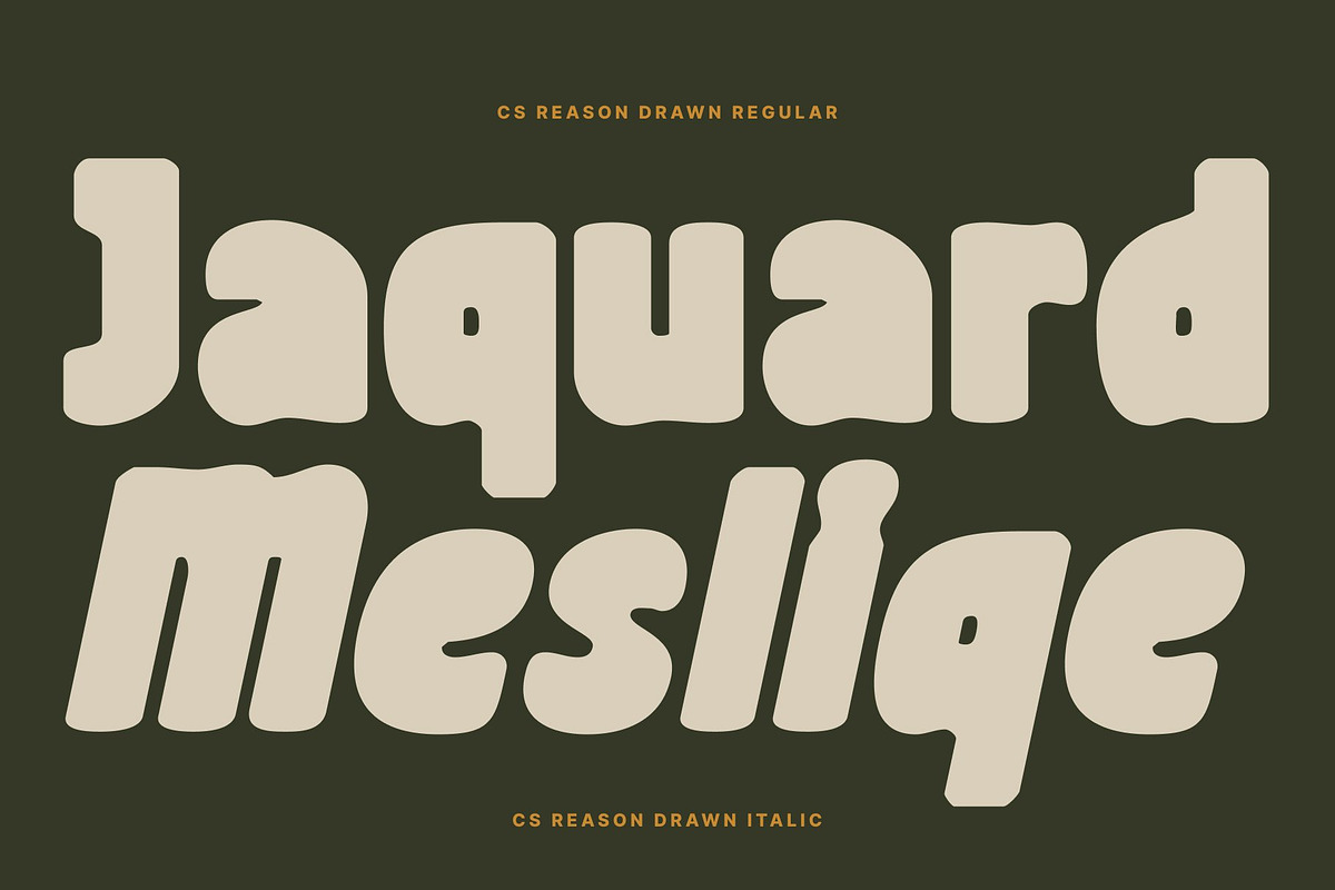 CS Reason Drawn – Bold Display Font, a Sans Serif Font by Craft Supply Co. (Photo 3 of 8)