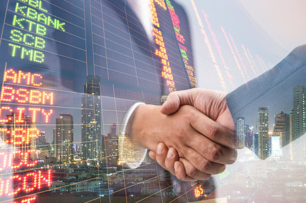 Double exposure of business featuring adult, agree, and agreement, a Business Photo by Mybnassphoto