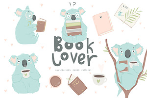 Koala - Book lover