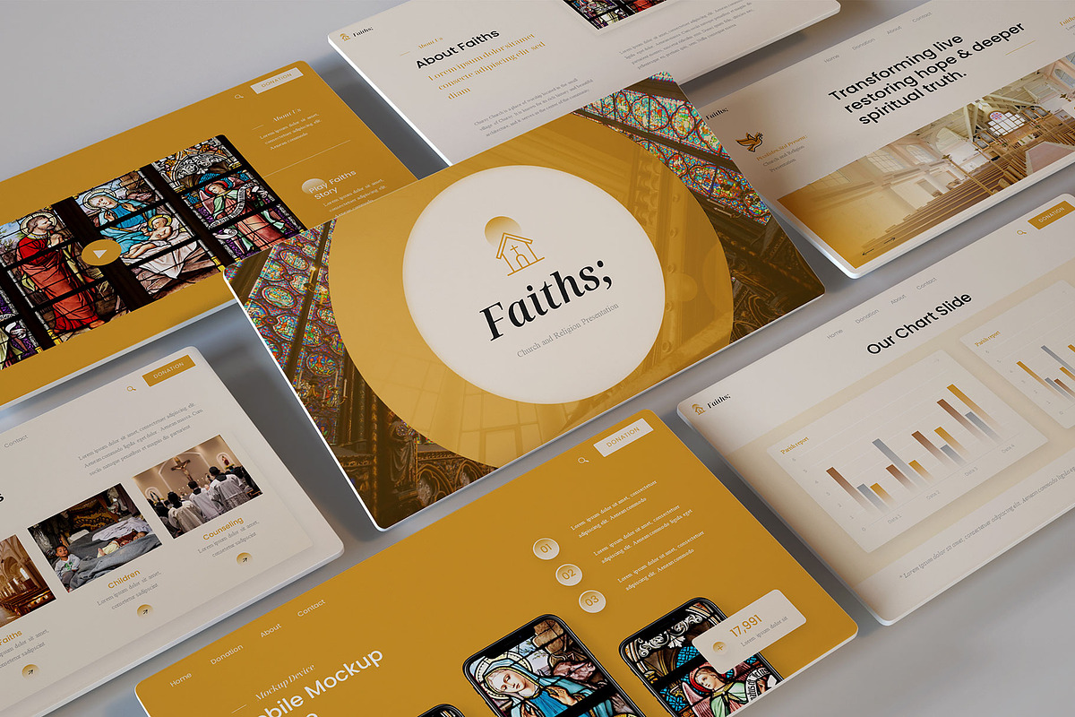 Church & Religion Keynote, a Presentation Template by Pixslides (Photo 1 of 6)