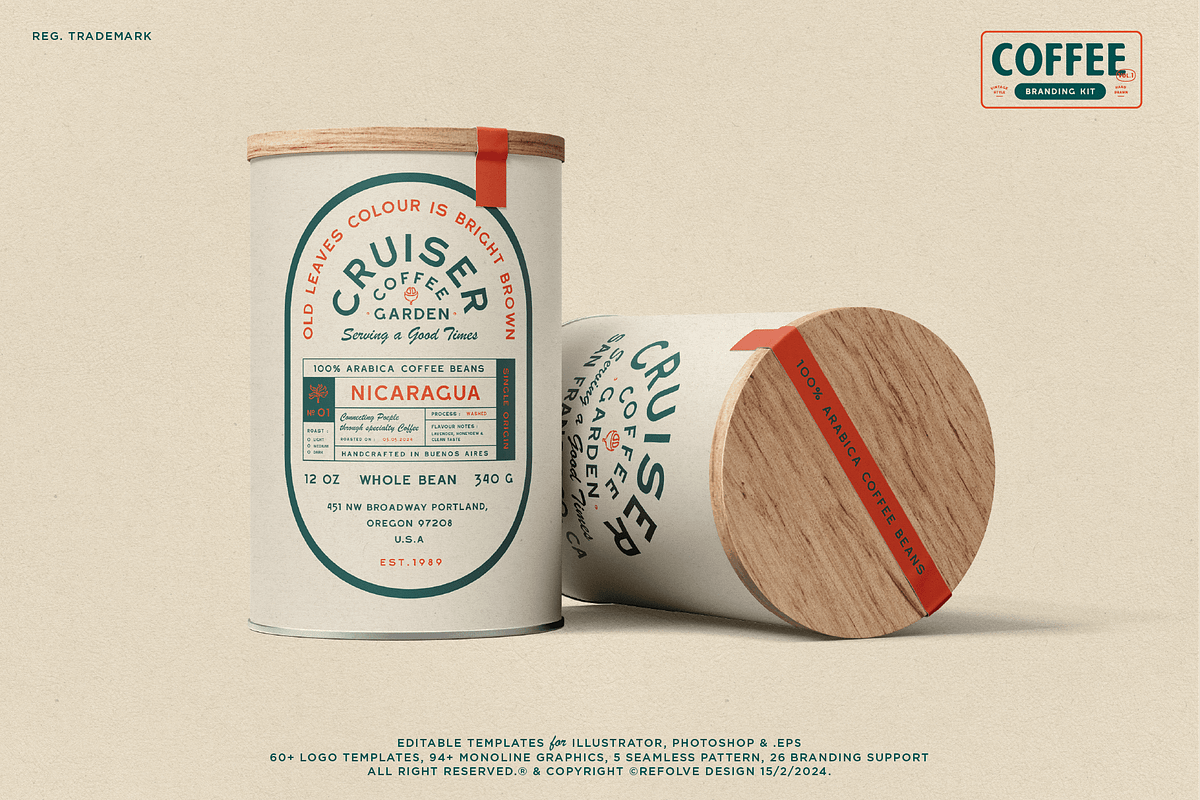 Coffee Branding Kit, a Branding & Logo Template by Refolve Design (Photo 3 of 30)