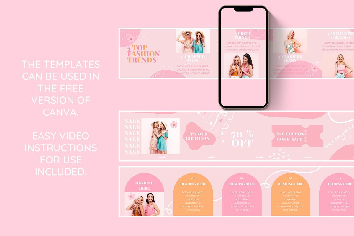 Pastel Instagram Carousel Templates, a Social Media Template by SunshineStudioBoutique (Photo 9 of 10)