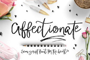 Affectionate Brush Script Font