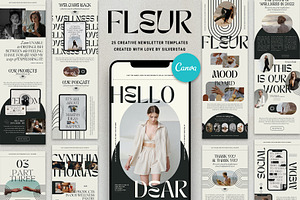 Fleur - 6 In 1 Canva Creator Pack