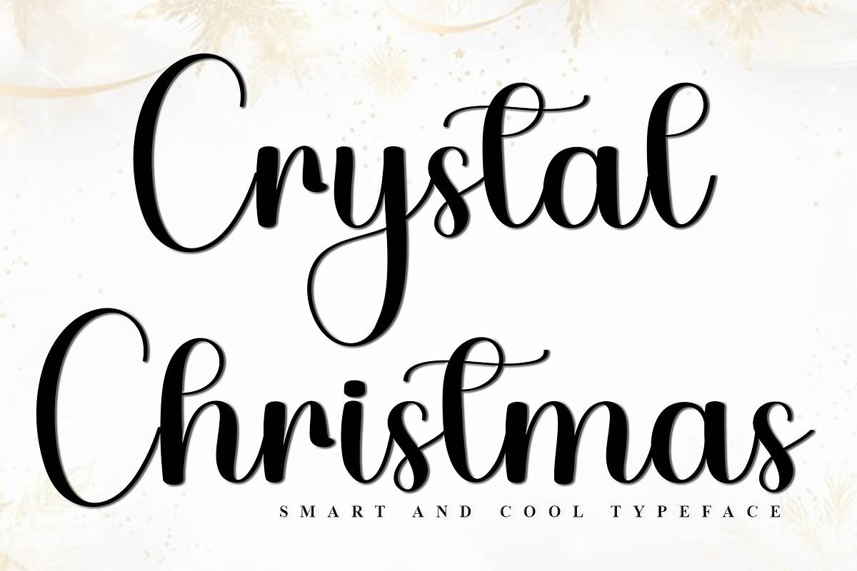 Crystal Christmas, a Handwritten Font by InermediaSTUDIO (Photo 1 of 8)