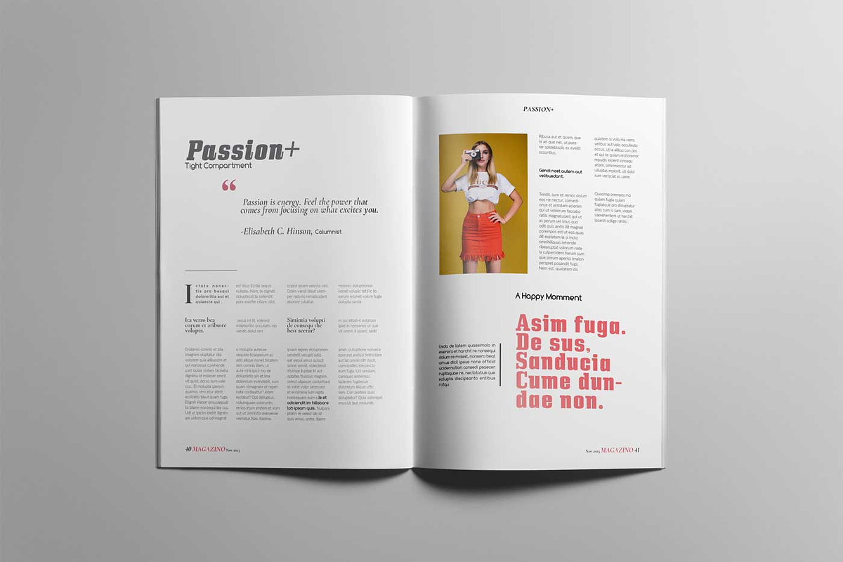 The Best Magazine Layout Design, a Magazine Template by Swayang (Photo 20 of 21)