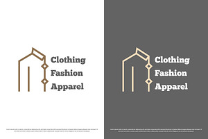 Clothing Fashion Logo Design Icon, a Branding & Logo Template by Morvana Crew