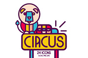 Circus icon set, an Icon by Derenskaya (Thumbnail 1 of 3)