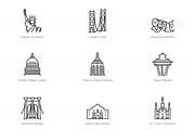 Landmarks of the USA Icon Set, a Duotone Icon by Jozsef Balazs-Hegedus (Thumbnail 3 of 6)