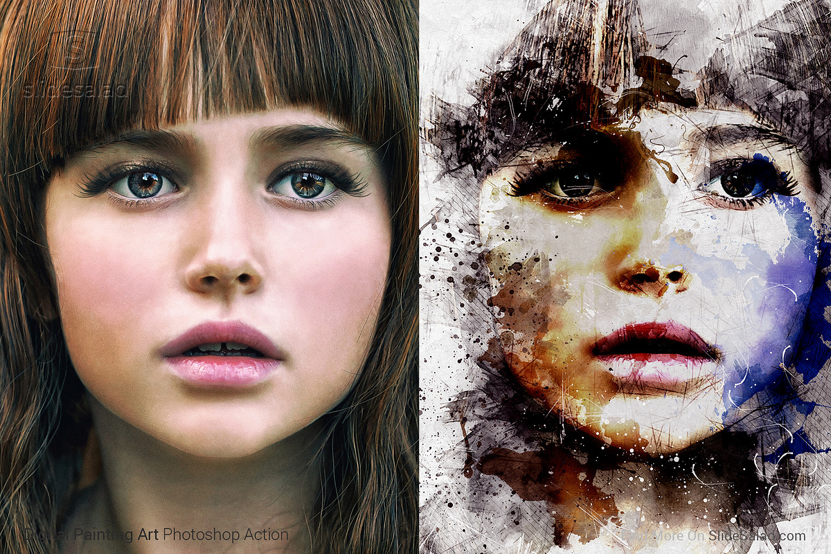 Digital Painting Photoshop Action, an Action Add-On by SlideSalad (Photo 12 of 21)