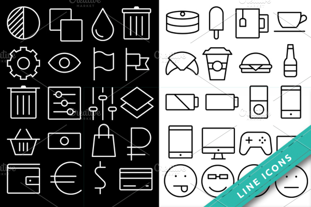 1300+ Vector Icons Set, a Solid Icon by Optimistic Designs (Photo 3 of 4)