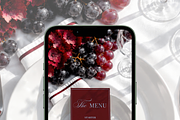 Burgundy Wedding 4x9.25 Menu Mockup, an Advertising Mockup by Serenefeeling (Thumbnail 6 of 7)