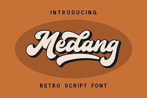 Medang - Retro Script Font