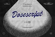 Dosescript - A classic script, a Script Font by Brainware Graphic (Thumbnail 1 of 13)