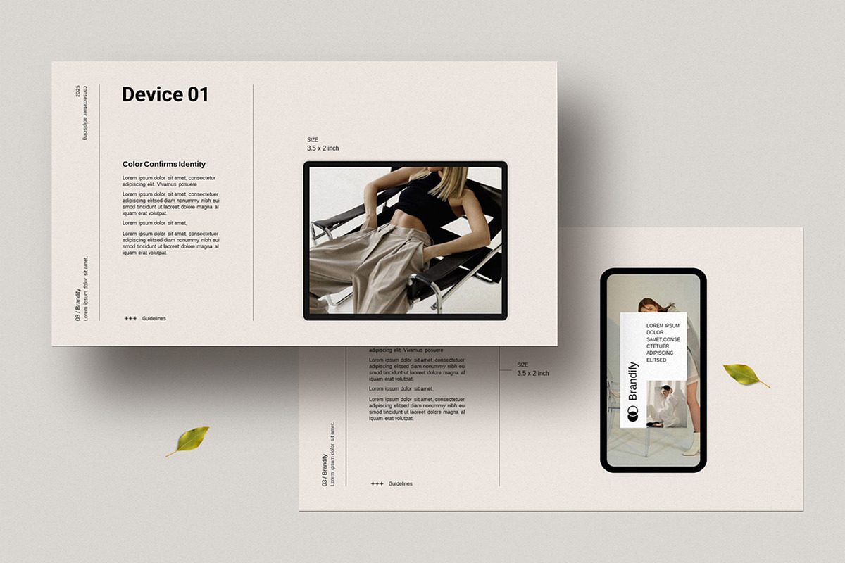 Brand Guidelines Presentation, a Presentation Template by Dream-Lab (Photo 10 of 12)