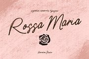 Rossa Maria, a Script Font by Kawalan Studio (Thumbnail 1 of 7)