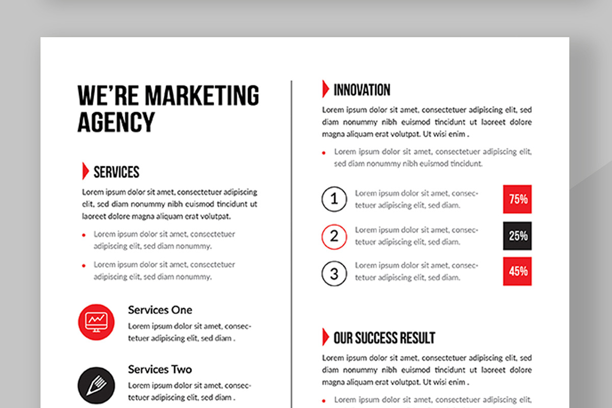 Case Study Layout, a Stationery Template by ContestDesign (Photo 4 of 5)
