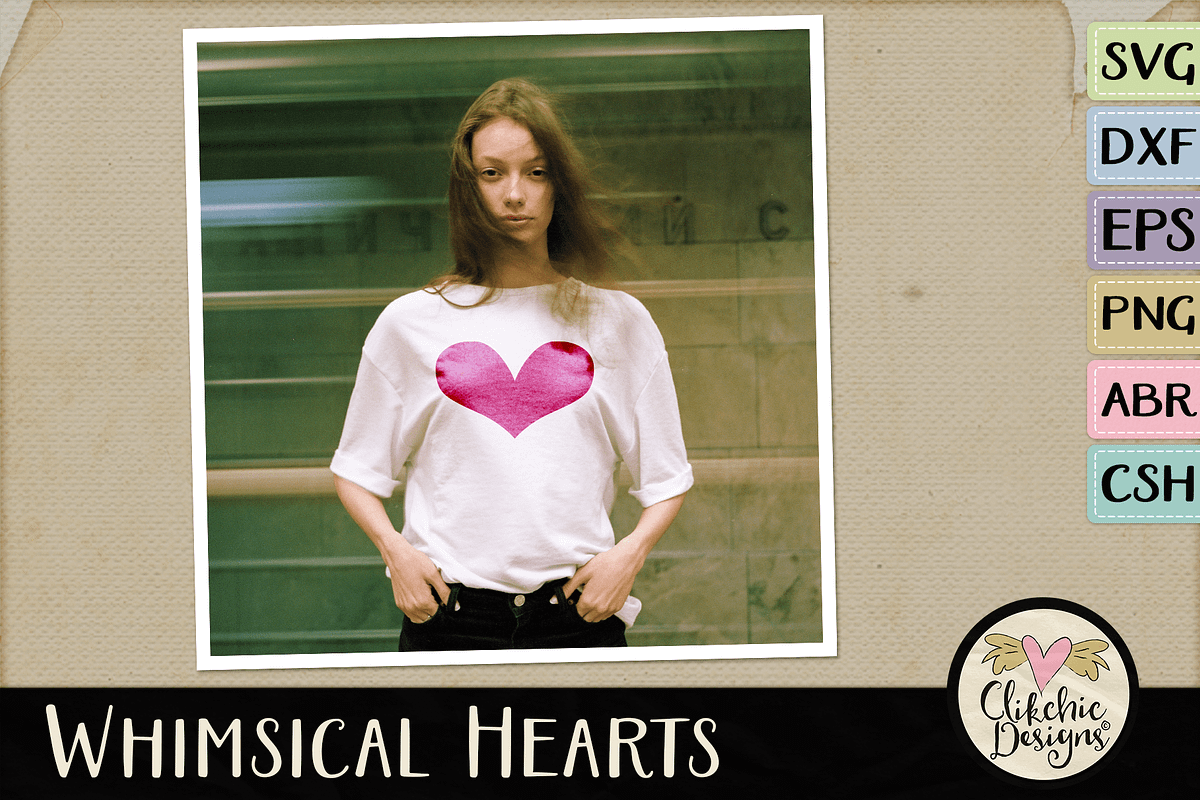 Heart Vector Shapes & Cutting Files preview 3