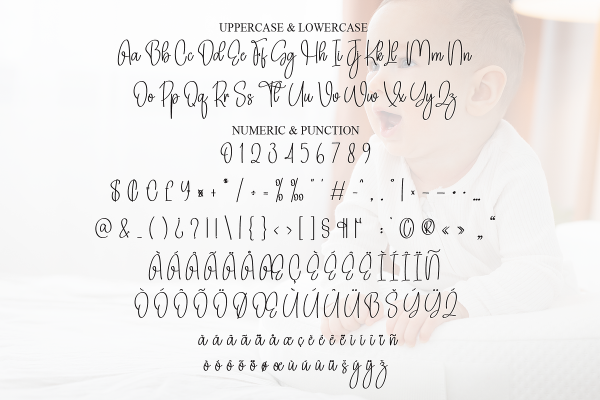 Baby Sunday | Script Font, a Handwritten Font by Scratchones (Photo 7 of 8)