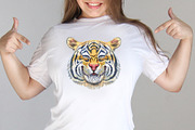 Cute watercolor tigers. Part 2, an Animal Illustration by Watercolor fantasy (Thumbnail 2 of 4)