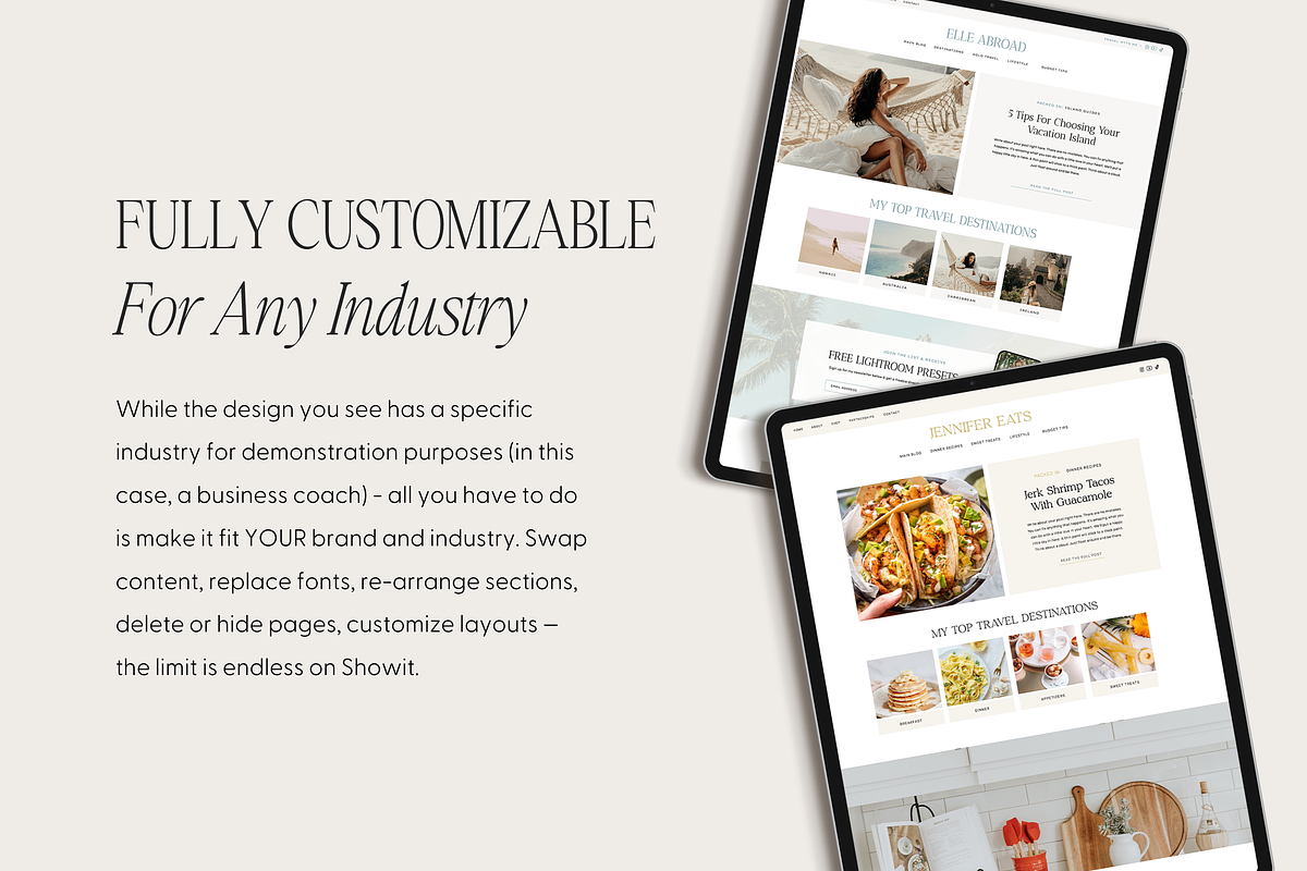 Blog Showit Website Template | Elle, a Websites & App Template by Create with Danielle (Photo 4 of 5)