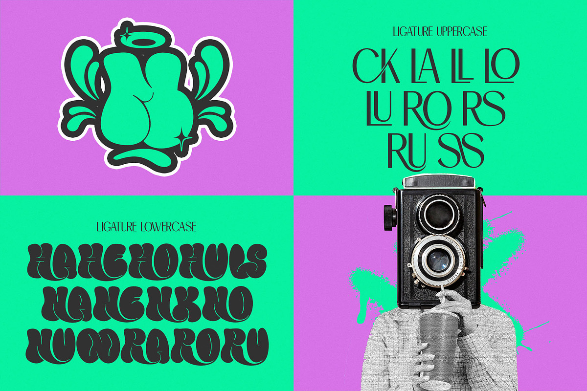 Mamboo Bubble Mix Graffiti Font, a Sans Serif Font by alit design (Photo 17 of 20)