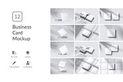 Square Business Card Mockup, an Advertising Mockup by Mockup Supper (Thumbnail 2 of 15)