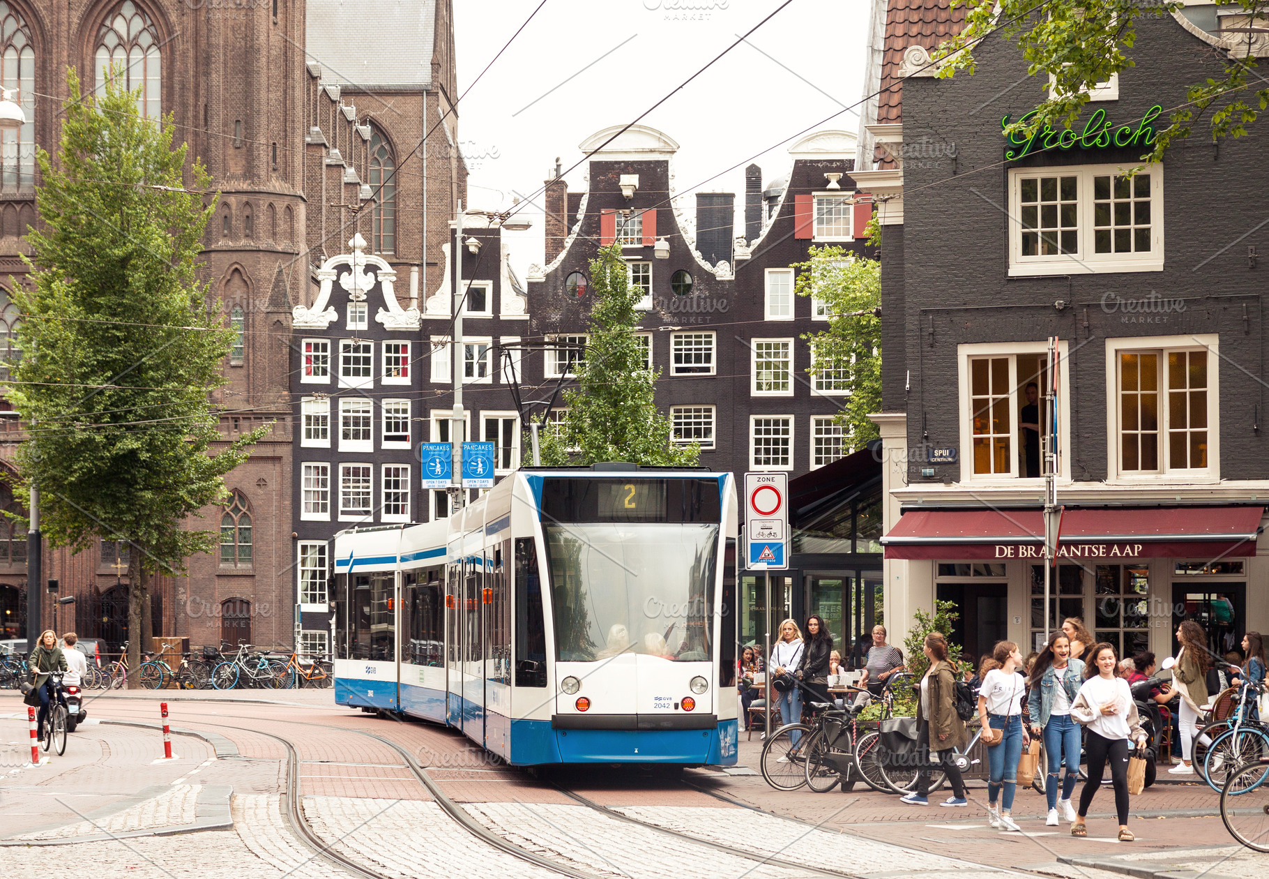 Amsterdam city center street view, an Architecture Photo by BOOCYS