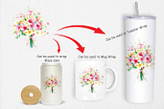 Floral Bouquets Clipart, a Graphic by Artnoy (Thumbnail 4 of 5)