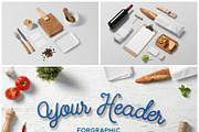 Restaurant / Food - Branding Mock-Up, a Product Mockup by forgraphic™ (Thumbnail 4 of 4)