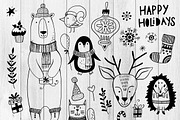 Christmas vector set, an Illustration by piyacler (Thumbnail 3 of 5)